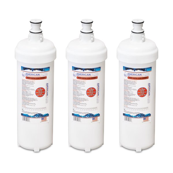 American Filter Co 4 H, 3 PK AFC-APH-104-9000-3p-2848